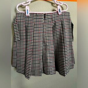 NWT Zara Girl gingham skirt sz 8